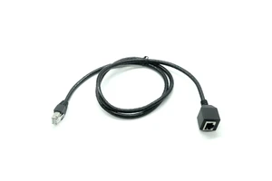 Customized Black RJ45 8P8C Male to Female Extension Cable High Speed LAN Network Ethernet Extension Cord