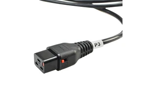 Custom 10FT 3x C19 to Open Wire 30A Power Cable 4 * 3.5mm² 300/500V Heavy Duty Power Cord for Industrial Equipment OEM ODM