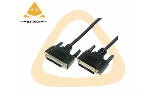 DB 25 Cable Db25 Male to Male Extension Cable Smart Serial Cable for Data Networking Computer