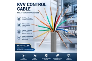 Flexible Shielded Multi-core KVV Control Cable 300/500V Copper Conductor PVC Insulation/Jacket 2-61 Core for Mechanical