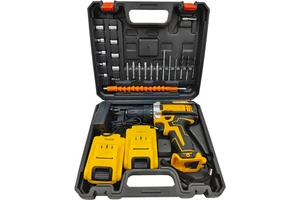 Factory Direct Cordless Electric Drill Mini Portable DIY Home Tools Power Screwdriver Impact Hammer Drill 20V Lithium-ion