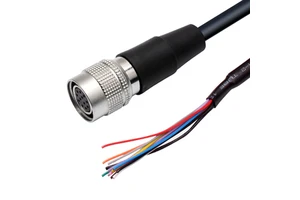 HR10A-10P-12S 12 Pin Shielded Trigger Line Cable Compatible With GigE Basler Camera 12pin Hirose Compatible