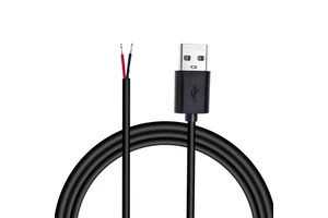 Customized High Quality USB 2.0 2 or 4 Core Wire Charging Data USB Male to Open End USB- A Type Cable