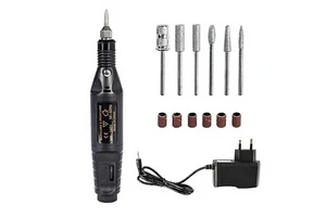 Nail Art Tools EU/US/UK/Australian Standard USB Pen-Type Electric Nail Drill Nail Salon & Home Commercial Use Kit