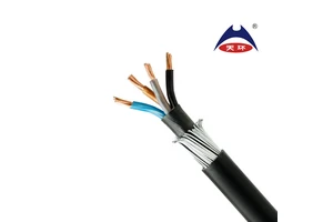 BS Industrial Underground Power Cable with Multiple Core Copper XLPE and PVC Insulation SWA Armoured Control Cable