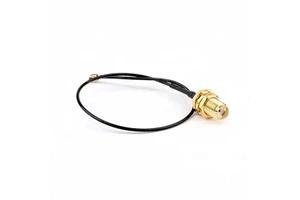 WiFi Coaxial Rotary Cable Adapter RG1.13 10cm Copper Extension Cable for WiFi Router Network Card SMA Female Connector