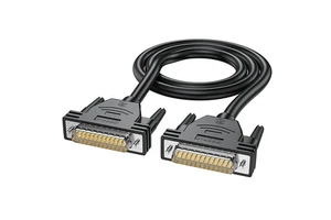 Custom DB25 Male to Male Cable Wires Cable RS232 Serial ExtendingCable Customizable Copper D-SUB 25 Pin for Electronic Computer