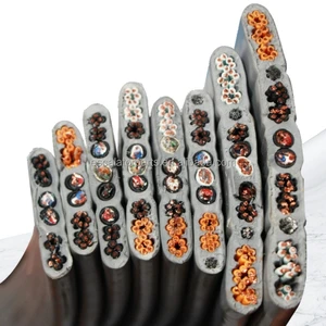 Hot Sale 4*cat6 Elevator Lifts Parts Flat Travelling Cable