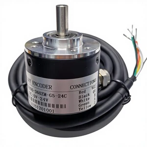 KASEI Incremental Rotary Encoder LPD3806 360PPR 38mm Diameter 6mm Shaft Length 5-24VDC RS485 Customizable Factory Direct Sale