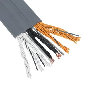 Flat Steel Wire Pure Copper Cable for Elevator Use