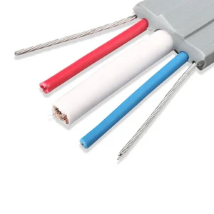 4pairs Flat Elevator Cable Flexible Travelling Elevator Cable with Steel Messenger Elevator Control Cable UTP CAT6