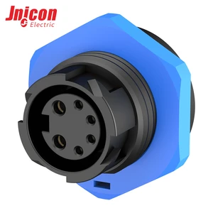 M16 2+4 Pin Male Plug Female Socket Hybrid Waterproof Connector Set 10A IP67 for Sensor Control