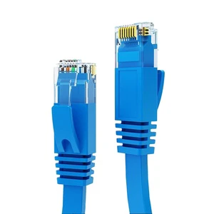 Orange UTP Flat LAN Path Elevator Traveling Ethernet Cable 0.5m-30m PVC RJ45 Cat5/Cat5e/Cat6 Elevators CCTV for Networking