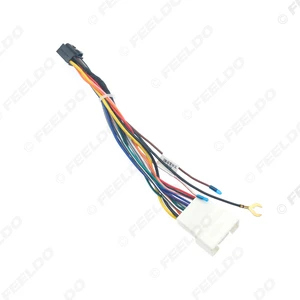 Car Sterei Radio 16PIN Adaptor Wiring Harness for Mitsubishi Lancer-ex ASX Power Wire Head Unit Harness