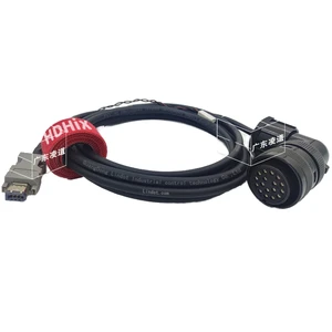 Compatible Huichuan INOVANCE Servo Drag Chain Explosion-Proof Coding Connecting Line S6-L-P121-3.0-T-EX PVC IP65 Industrial 1.5m