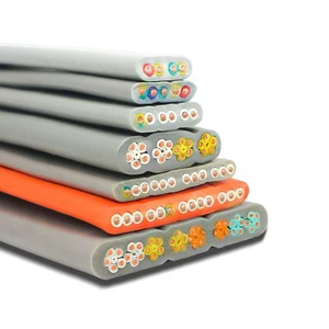 High Flexible Copper Conductor Flat Festoon Cable for Overhead Crane Hoist Elevator Control | YFFB/YFGB Industrial Cable