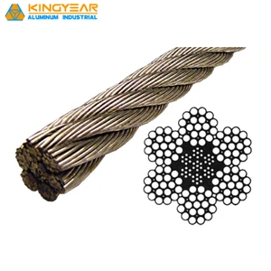 Kingyear 8x19S+FC Stranded Steel Wire Rope Cable for Elevator Factory Lift Power Use Henan China