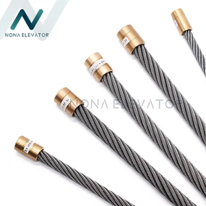 Universal Elevator Steel Wire Rope 8x19S 6/8/10/12/13/16mm Elevator Traction Cable for Hotel Apartment Mall Hospital Villa
