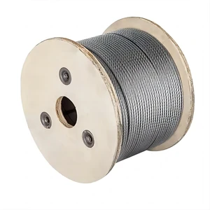 8x19S+FC Smooth Traction Wire Rope 5-15mm Low Vibration Cable for Residential Passenger Elevator Lift Spare Parts
