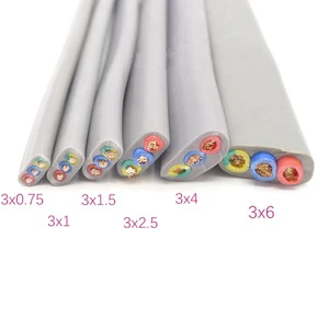 H07VVH6-F YFFB TVVB DMX 6X4mm Flex Flat Travel Power Cable for Cranes and Conveyors for Elevator