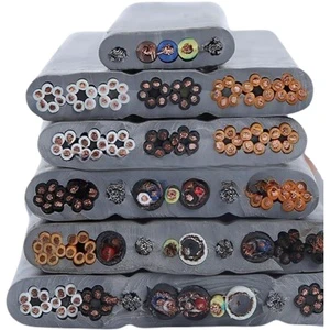 High Quality Flexible Utp Cat6 Ttvb Flat Elevator Traveling Festoon Cable