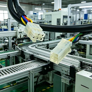 Custom Length Molex 5557 Connector Cable Assembly Multi Color Industrial Robot Servo Motor Driver Wiring Harness