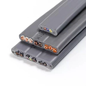 Elevator Spare Parts Elevator Companion Flat Cable 3-60 Lines Inside Lift Traveling Cable