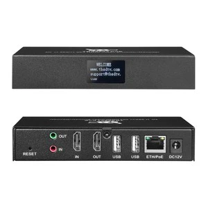 TBS2604-PoE NDI|HX Supported 4K30FPS H.265/H.264 Metal IP Video Encoder & Decoder with AAC Audio and Web GUI for Live Streaming