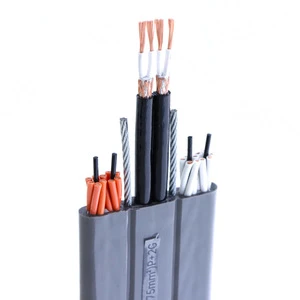 National Standard Certification PVC Insulated Elevator Flat Cable, Lighting and Illumination Flat Cable