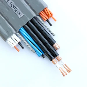 Manufacturer-customized Shielded Flat Cable Flat Cable TVVBP Elevator Traveling Control signal Shielded Flat Cable
