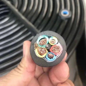 Special Stranded Rubber Insulated 600V Ribbon Cable for Construction Elevator Building Hoist Passenger Lifts Spare Parts
