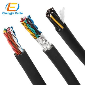 YY06 Dongguan Chengjia Shieled Flexible Data Transmission Cable TRVVSP Data Guide Encoder Cables Screened Encoder SERVO Cable