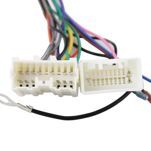 Car Radio Stereo Harness Android GPS Multimedia 16PIN Wiring Harness Connector Adapter for MITSUBISHI 1995-2015
