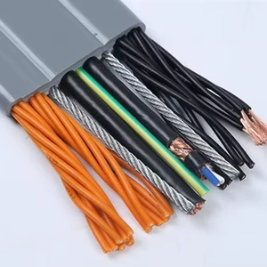 TVVB TVVBG TVVBP Lift Travelling Elevator Cable Shielded Flat Cable for Elevator Lift Travelling Flat Cable