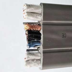 Tvvb Tvvbg Tvvbp Tvvbpg Lift Travelling Cable Elevator Shielded Flat Cable for Elevator Lift Travelling Flat Cable