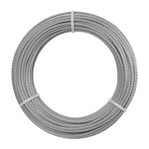 Customized Wholesale Cable Crane Wire Rope Soft Lift Wire Rope Various Length Elevator Door Craft Stainless Steel Wire Rope