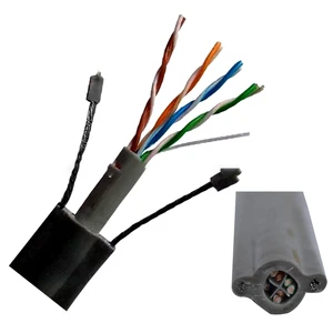 Flexible Flat Elevator Traveling Cable Utp Cat6 Lift Traveling Cable
