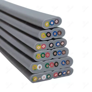 Flexible PVC Insulated Elevator and Crane Control Cable 12x0.75 mm with Stranded Copper Conductors Indoor Moving Applications