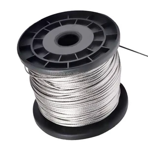 Udiya 304 316 Stainless Steel 7*19 7*7 Highly Polished Wire Rope Cable-Elevator Use Railing/Trim Applications All Sizes