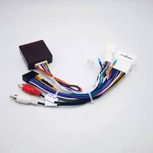 Car 16pin Radio Wiring Harness Canbus Box for Mitsubishi Outlander Pajero (2006-2013) Stereo Wire Aftermarket Android Adapter