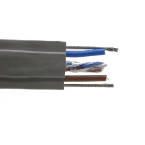 Lift Power Cable Flat Elevator CCTV Camera Cable with Cat6 Cat5e