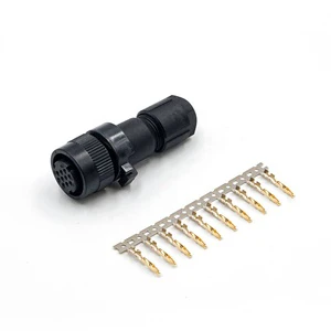 Lechuan High Quality IP67 Encoder Servo Motor Circular Connector Housings JN1DS10SL2 JAE Replaced Aviation Plug