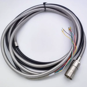 Support Custom M23 12 Pin Aviation Plug Encoder Cable Wire Harness Assembly