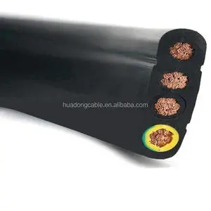 450/750V H07VVH6-F Flat PVC Festoon Cable Elevator Lifting Cable