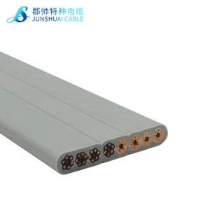 TVVB Support Customization Elevator Flat Cable 24 32 48Cores 0.5 0.75mm Bending Resistance Elevator Cable
