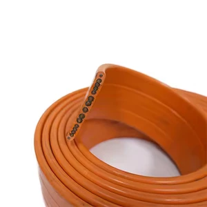 Multi Cores Shielded Flat Elevator Cable 12 Core 0.5mm2 for Elevator Control Cables TVVBG Crane Flat Cable