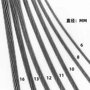 Elevator Wire Rope Steel Core 6mm 8mm 10mm 12mm 13mm Lift Rope Traction Machine