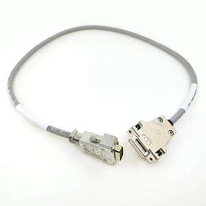 Custom Industrial Encoder Cable DB15 Female Male Connectors 70cm Length CNC Alloy Housing Case Adapter IP67 Rated High