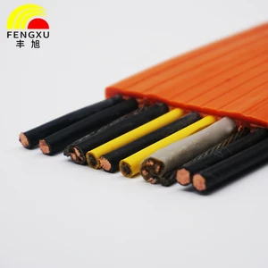 OEM ODM Customized Elevator Traveling Power Cable Optical Fiber Bending Resistance High Tensile Strength Copper Conductor PVC