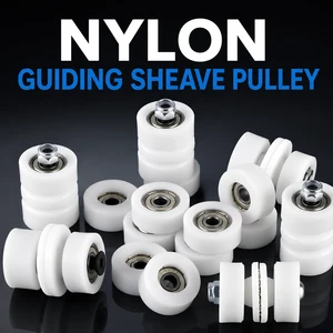 Nylon Guiding Sheave Pulley for Elevator Cable Crane Hoist High Wear Resistance Self-Lubricating OEM Available